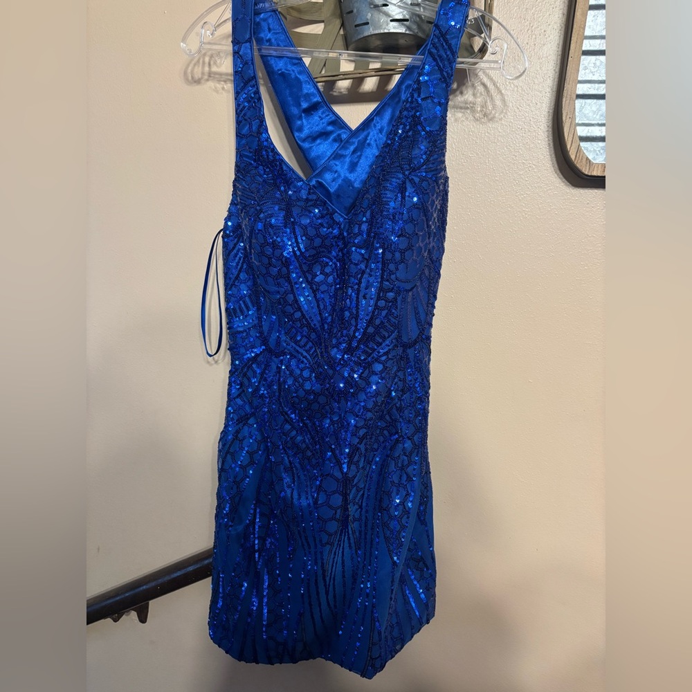 New Stella Couture Sequin Homecoming Formal Cocktail Dress size 8